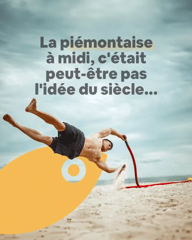 Affiche estivale de prévention sur la plage