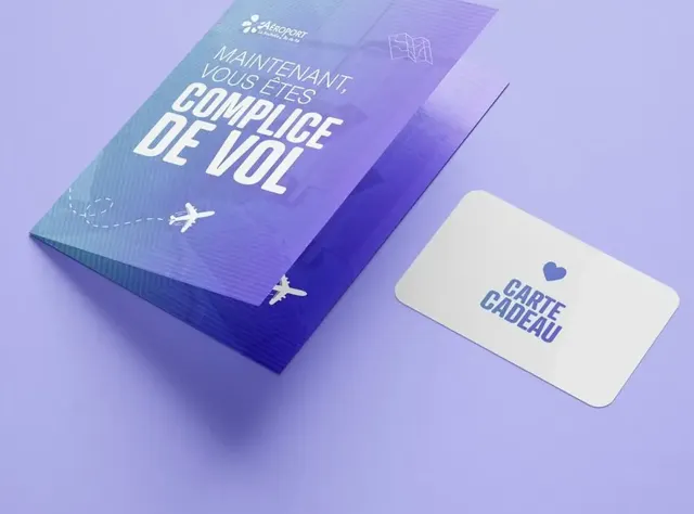 Carte cadeau et sa pochette