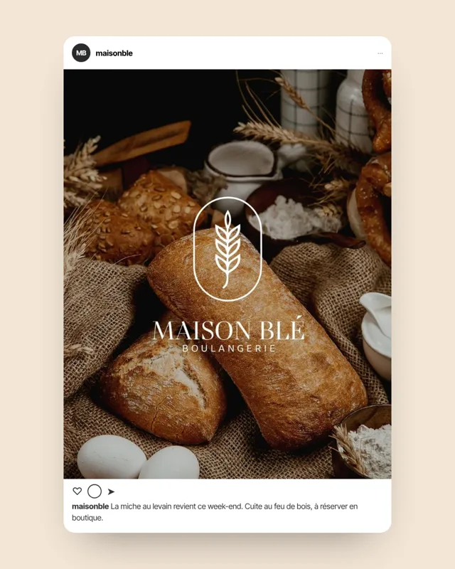 Exemple de publication sur les réseaux sociaux d’une entreprise